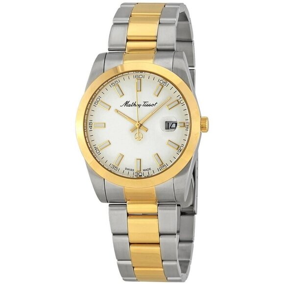 FX04198B NWT Mathey-Tissot Fashion Men's Quartz Steel Authentic Watch - Picture 1 of 3